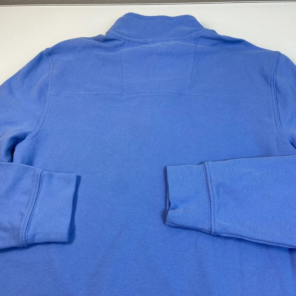Tommy Bahama Boys Size XL‎ 14 Blue Cotton 1/4 Zip Pullover Sweatshirt NWOT